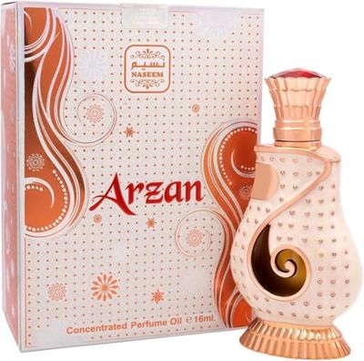 NASEEM Arzan Perfume Oil 16ml - Subtle Tone Eau De Parfum for Men &amp; Women - Captivating Floral and Woody Fragrance with Rose, Amber, and Sandalwood Notes for All-Day Luxury and Elegance