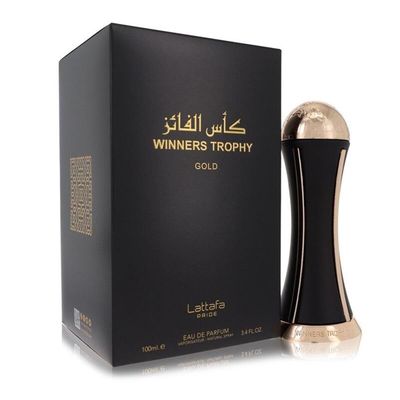 Lattafa Perfumes Al Khas Winners Trophy Gold for Unisex, Eau de Parfum Spray, 3.4 Ounce