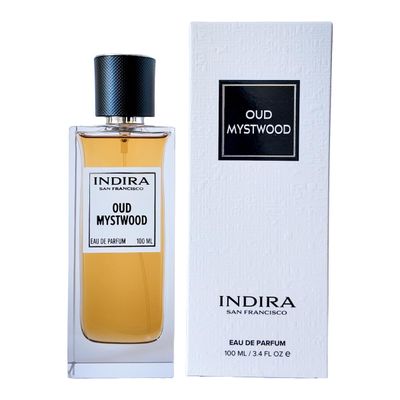 INDIRA Oud Mystwood - Eau De Parfum - Woody Earthy - Men - 100 ML / 3.4 FL OZ - Spray