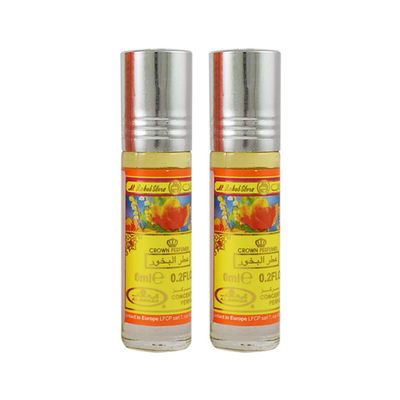 Al-Rehab Bakhour Concentrated Perfume Rollerball for Unisex, 6 Ml/0.20 Oz (Pack Of 2)