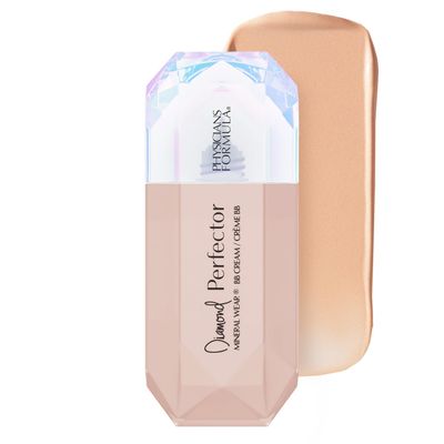 Physicians Formula Mineral WearDiamond Perfector BB Cream, 10 in 1 Skin Perfecting Beauty Balm, Lightweight &amp; Luminous Finish - Light to Medium