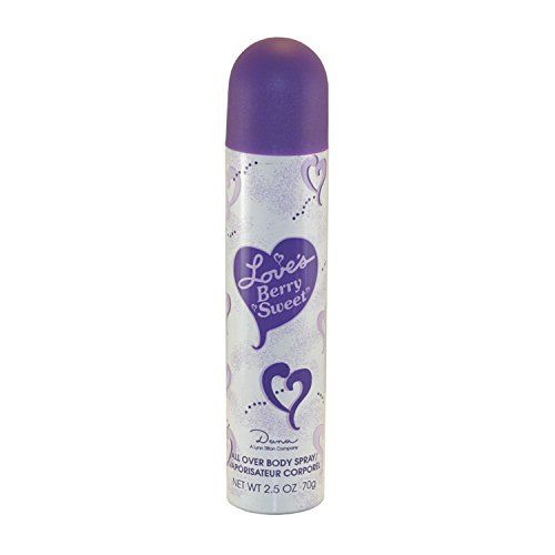 Dana Loves Berry Sweet Body Spray for Women, 0.49 Ounce