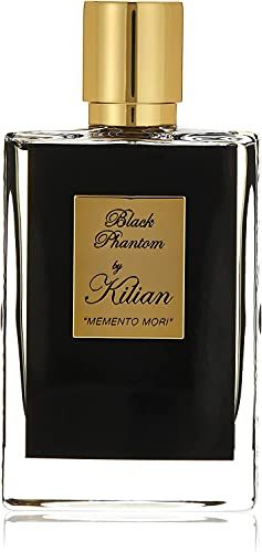 Kilian Black Phantom,Memento Mori Refillable Perfume Spray, 1.69 Fl Oz - with Clutch