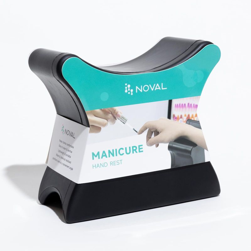 NOVAL PU Soft Hand Rest for Nails - Armrest &amp; Hand Holder for Nail Tech Nail Arm Rest for Spa Salon - Pedicure Manicure Supplies