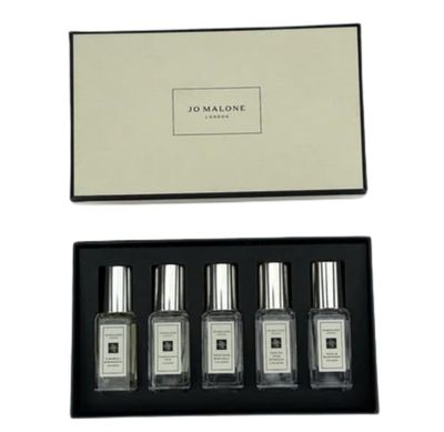 Jo Malone Cologne for Men and Women - Fragrance Variety 5 Piece Mini Gift Set (0.30 oz Each)