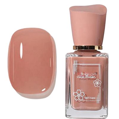 ASMAYSA Nude Gel Polish - No UV Light, Natural Colors, Korean Formula, Neutral Shades, 14ML