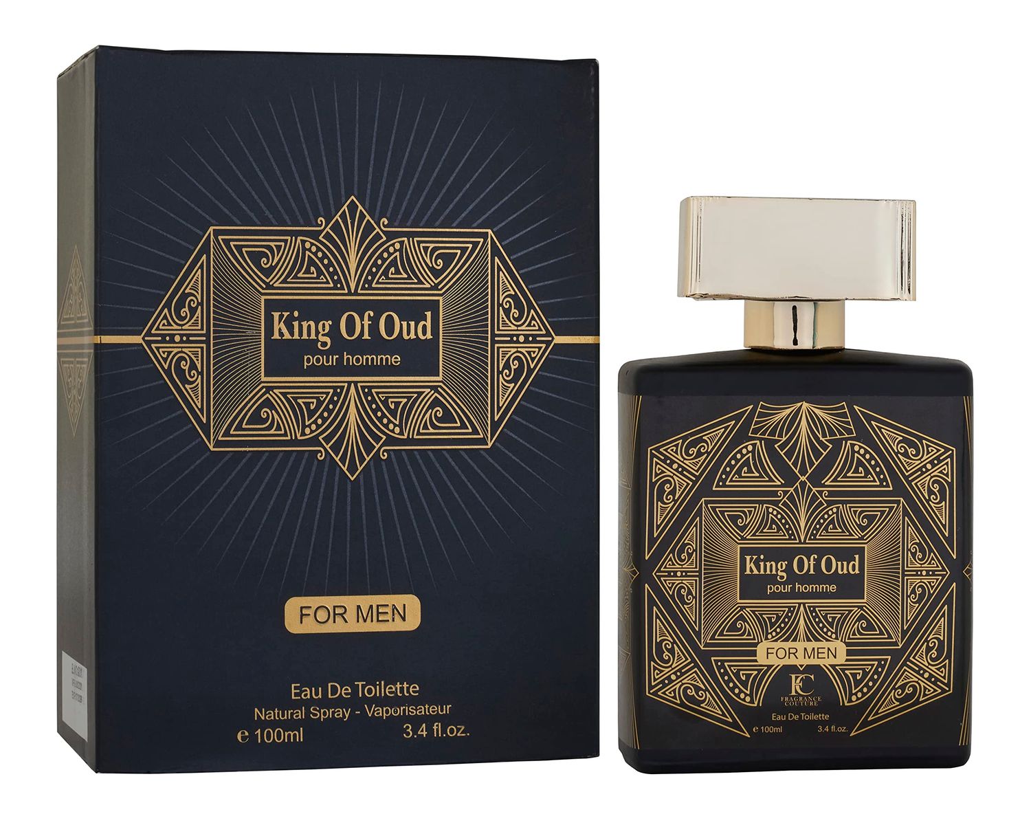 Fragrance Couture KING OF OUD MEN 3.4 Oz Mens Cologne