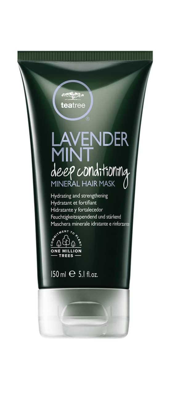 Tea Tree Lavender Mint Deep Conditioning Mineral Hair Mask, Hydrates Strengthens, For Coarse Dry Hair, 5.1 fl. oz.