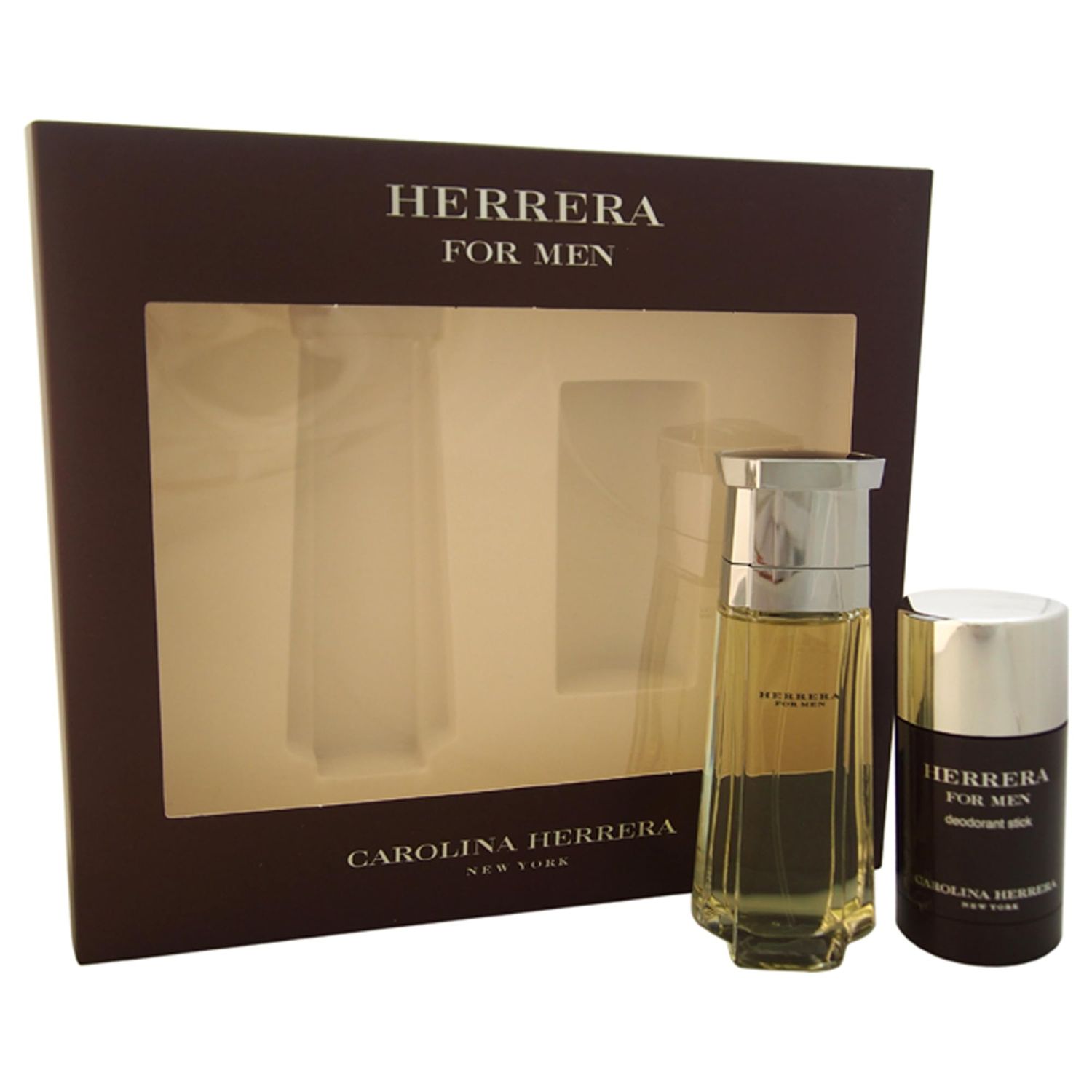 Herrera By Carolina Herrera For Men Edt Spray 3.3 Oz &amp; Deodorant Stick 2.5 Oz