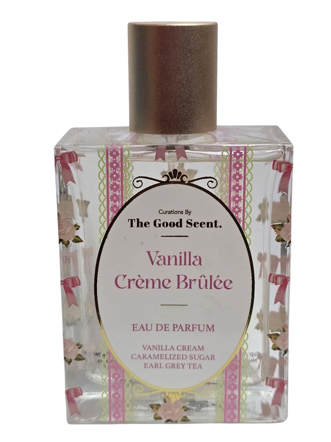 Vanilla Creme Brule Curations by The Good Scent Eau de Parfum for Women, 3,4 FL OZ, 100 ml - Fragance Notes: Sandalwood, Sugar, Caramel, Earl Grey Tea Unboxed