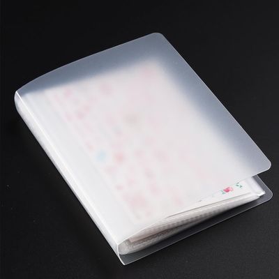 1Pcs 40 Slots Transparent Sticker Storage Book, Nail Sticker Organizer for Sticker Collecting, Empty Display Book Collecting Holder Binder Book, Sticker Storage Album DIY Nail Art Tools