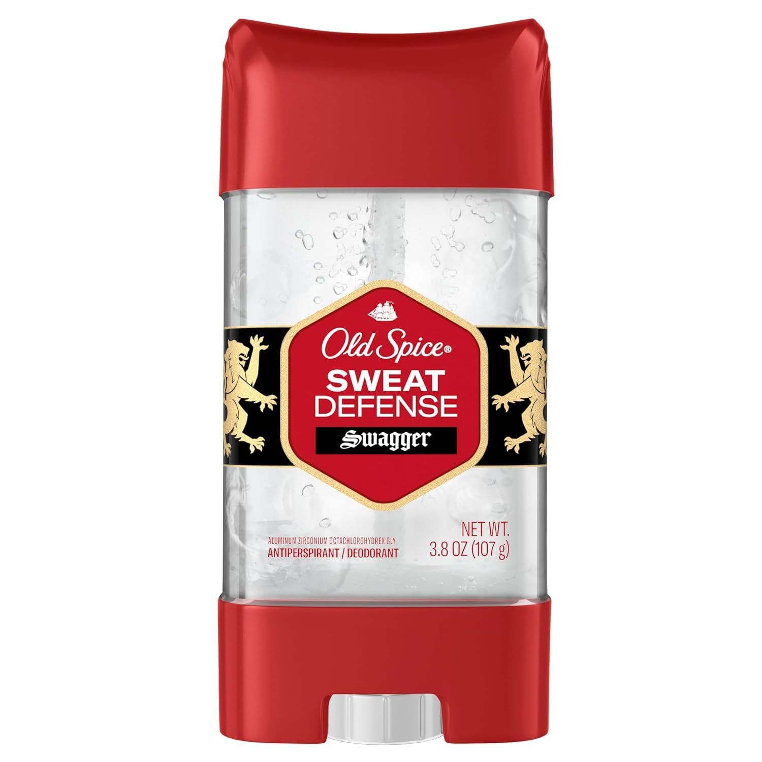 Old Spice Sweat Defense Antiperspirant Deodorant for Men, 24/7 Sweat &amp; Odor Protection, Lasting Freshness, Clear Gel, Swagger Scent, 3.8 oz (Pack of 12)