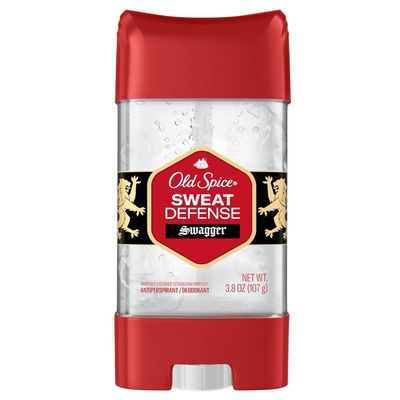 Old Spice Sweat Defense Antiperspirant Deodorant for Men, 24/7 Sweat &amp; Odor Protection, Lasting Freshness, Clear Gel, Swagger Scent, 3.8 oz (Pack of 12)