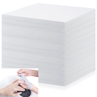 Fanfanwin 600 Sheets Nail Dust Collector Filter Paper Disposable Nail Dust Suction Collector Filters Paper Sheets Portable for Salon Spa Tech Supplies Accessories