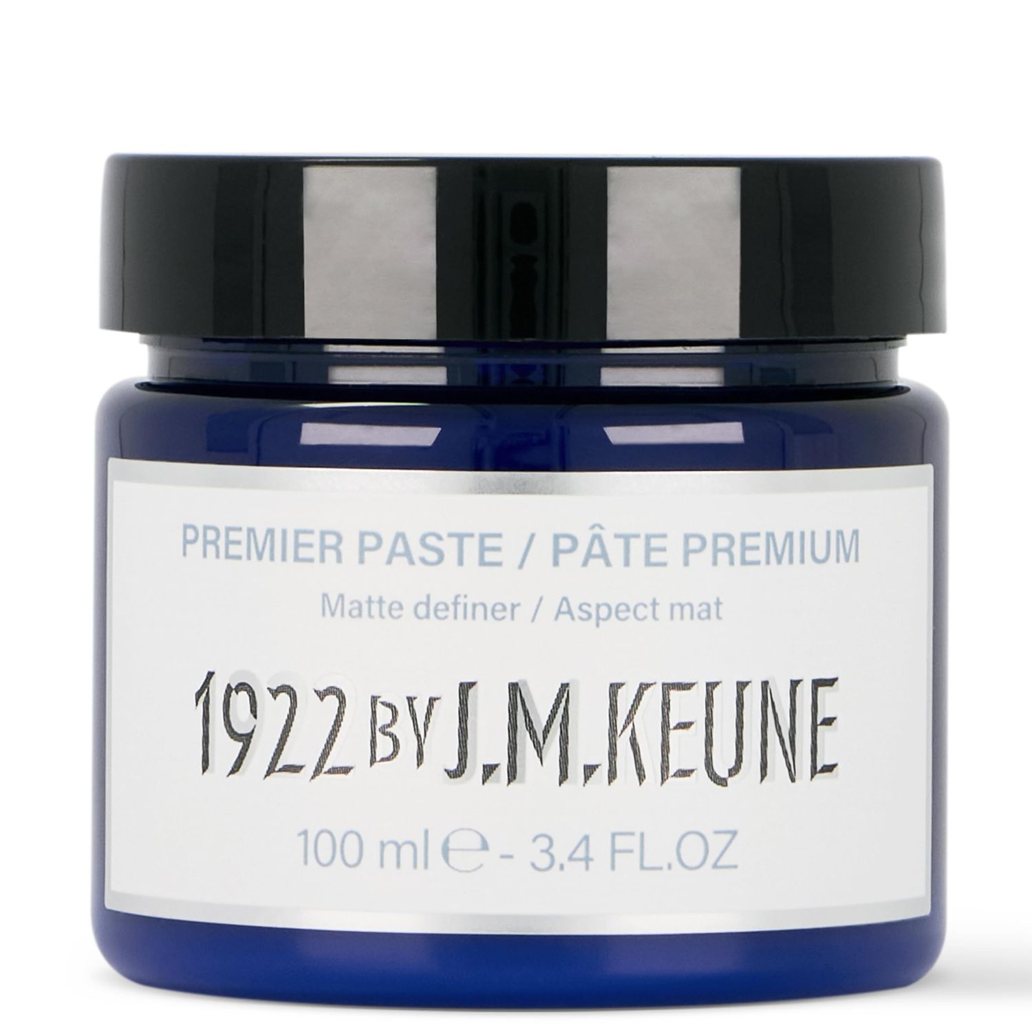 1922 by J.M. Keune Premier Paste, Extra Strong Hold &amp; Matte Finish Styling Paste for Men, 2.5 Fl Oz
