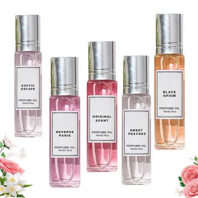 WSNPTUL Womens Pheromone Perfume Collection, Pheromones Perfumes for Women, Roll On Pheromone Perfume for Women, Enhanced Scents, Long-Lasting Portable (5PACK)