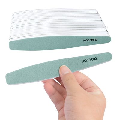 Diesisa 15pcs 1000/4000 Grit Nail Files for Natural Nails, Emery Boards for Natural Files, Double-Sided Nail Buffering Manicure Pedicure Nail Supplies Tools for Toenail Fingernail for Home &amp; Salon