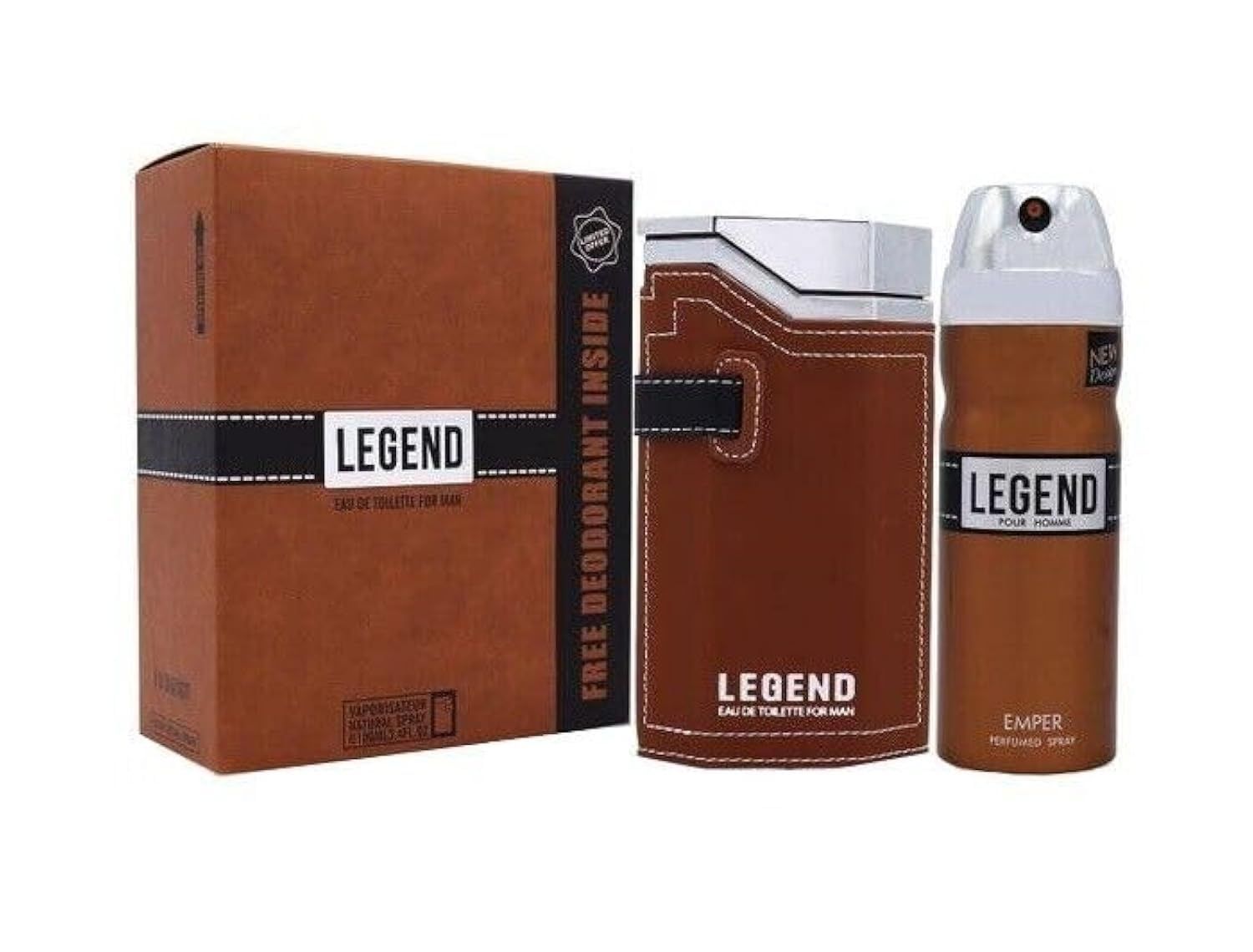 Emper Legend Men Eau De Toilette 100 ml 200 ml Deodorant Combo Gift Set