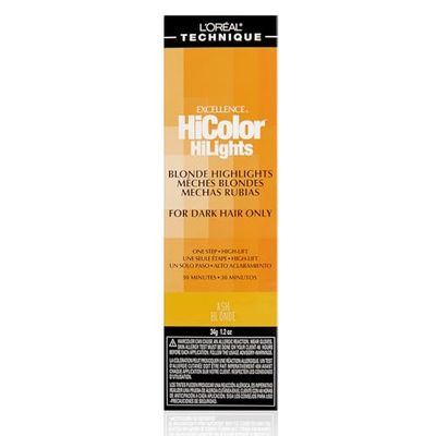 LOREAL TECHNIQUE HiColor Blond HiLights Permanent Hair Color for Dark Hair | Intense Blonde Highlights | No Pre-Lightening Required | No-Drip Creme | Quick Processing Time | Ash Blond