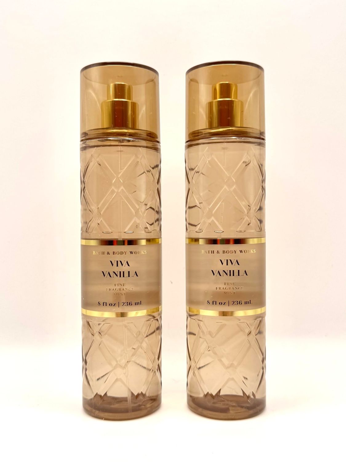 Bath and Body Work Viva Vanilla Fine Fragrance Mist, 8 fl oz, Set of 2