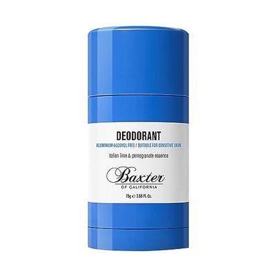 Baxter of California Deodorant, Aluminum &amp; Alcohol-Free Clear Stick, Italian Lime and Pomegranate Essence, 2.65 Ounce