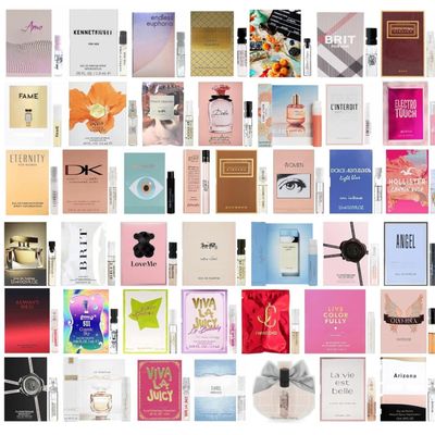GHBB Womens Designer Perfume Sampler Lot Discovery Set x 5 Sample Vials - High End Fragrance Samples for Women, 5 Piece Set