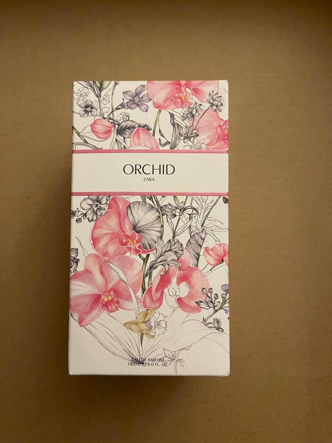 Zara ORCHID EAU DE PARFUM 180 ML (6.0 FL. OZ). A charming fragrance, revealing the fresh, crystal-clear floral notes of rose and lily of the valley.