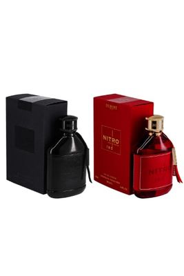 Dumont Nitro Intense and Nitro Red Eau de Parfum Set, 3.45 fl oz Each, 2-Piece Fragrance Combo Pack