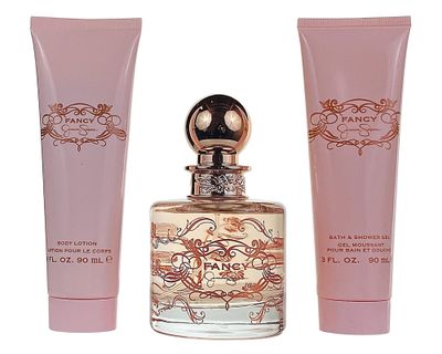 Fancy for Women by Jessica Simpson 3 PC Gift Set (EDP 3.4 oz B/L 3 oz S/G 3 oz)