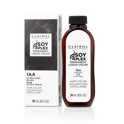 Clairol Professional Permanent Liquicolor, 1aa Ultra Cool Black, 2 oz. - Packaging May Vary