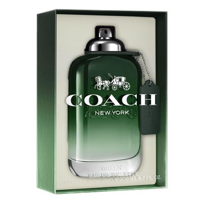 Coach Green Eau de Toilette Jumbo Spray - Long Lasting Fragrance with notes of Kiwi, Rosemary Essence &amp; Crystal Moss - Fruity &amp; Green - 6.7 fl. oz.