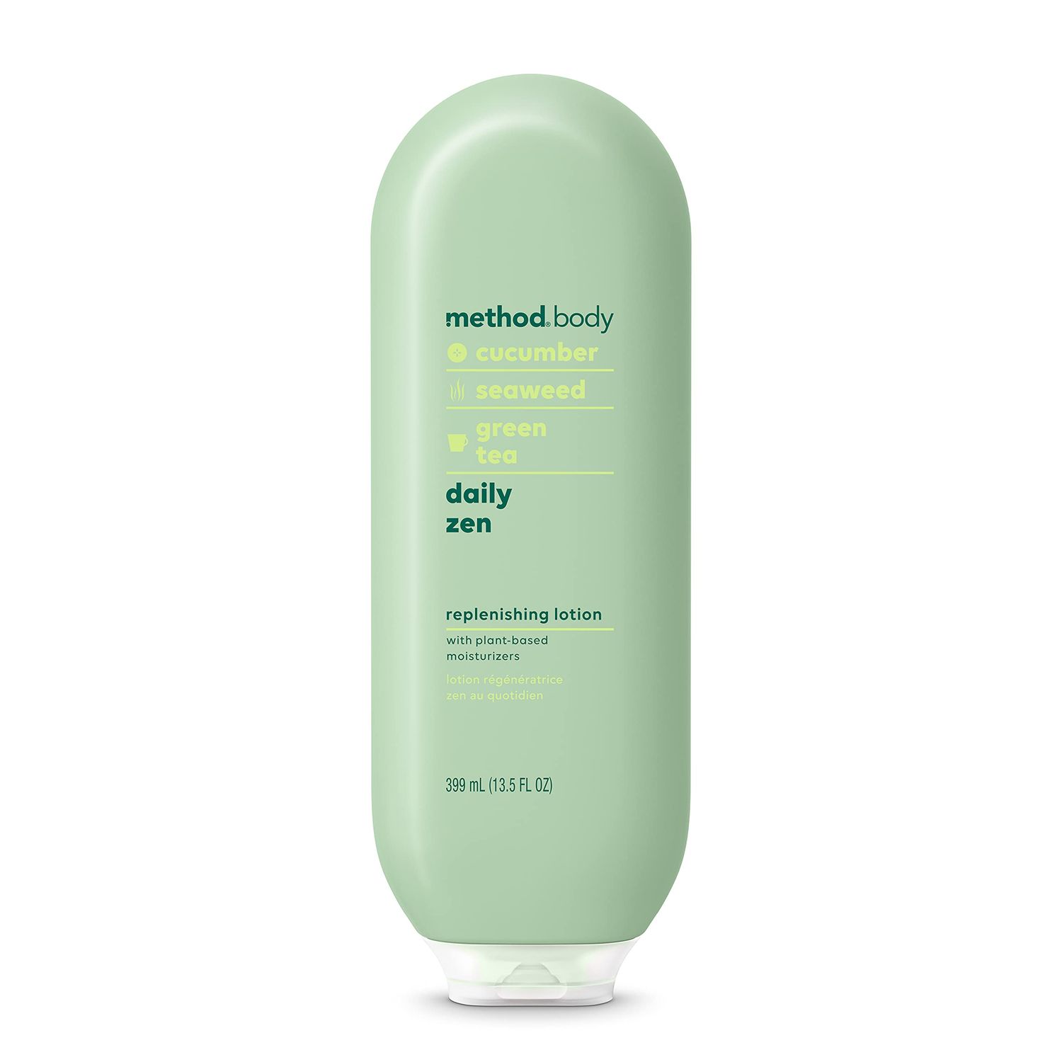 Method Daily Lotion, Daily Zen, Plant-Based Moisturizer for 24 Hours of Hydration, 13.5 fl oz (Pack of 1)
