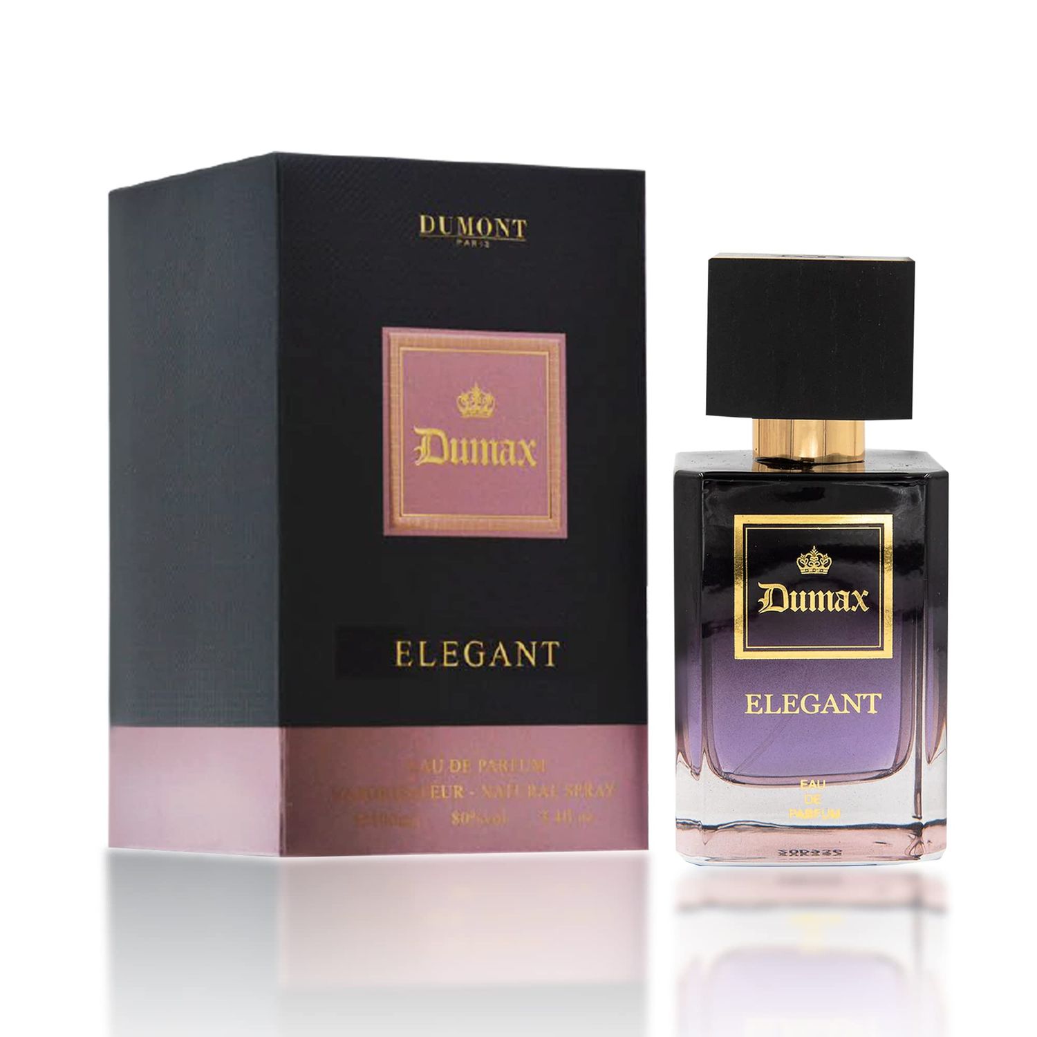 Dumont ELEGANT - 3.4oz - Unisex Perfume for Men &amp; Women - Fruity, Floral, Musky &amp; Luxury Fragrance - Long Lasting Cologne Mist &amp; Body Spray - for Him &amp; Her