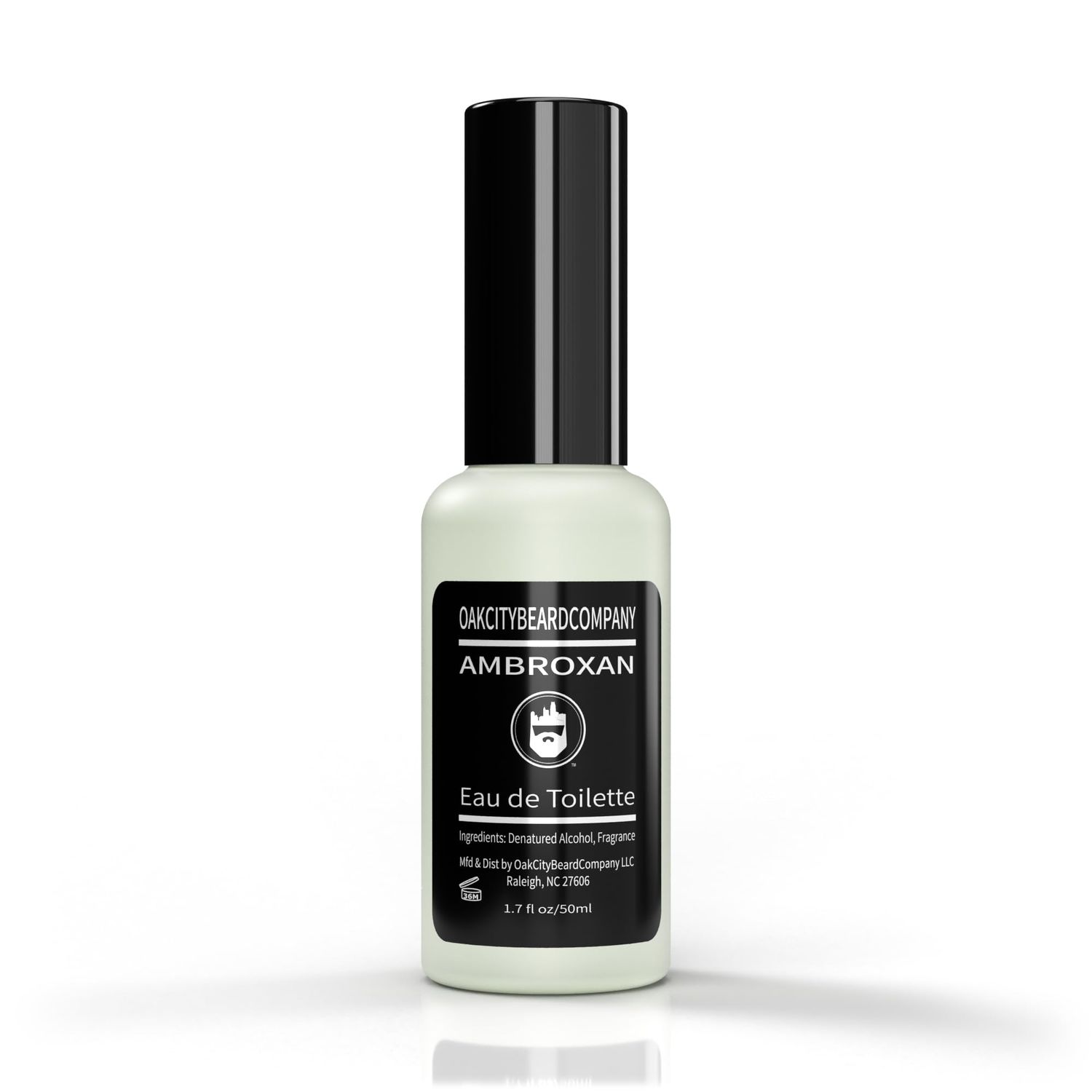 Oak City Beard Company Ambroxan - (1.7oz-50ml) - Cologne - Eau de Toilette - Amber - Velvety - Sweet - Musky - Perfume
