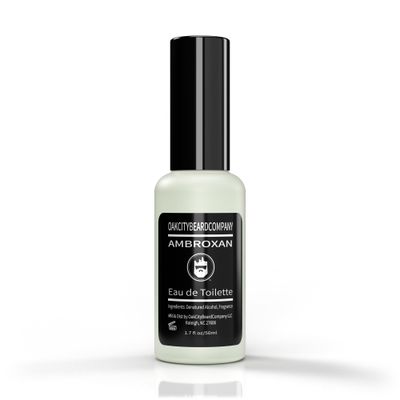 Oak City Beard Company Ambroxan - (1.7oz-50ml) - Cologne - Eau de Toilette - Amber - Velvety - Sweet - Musky - Perfume