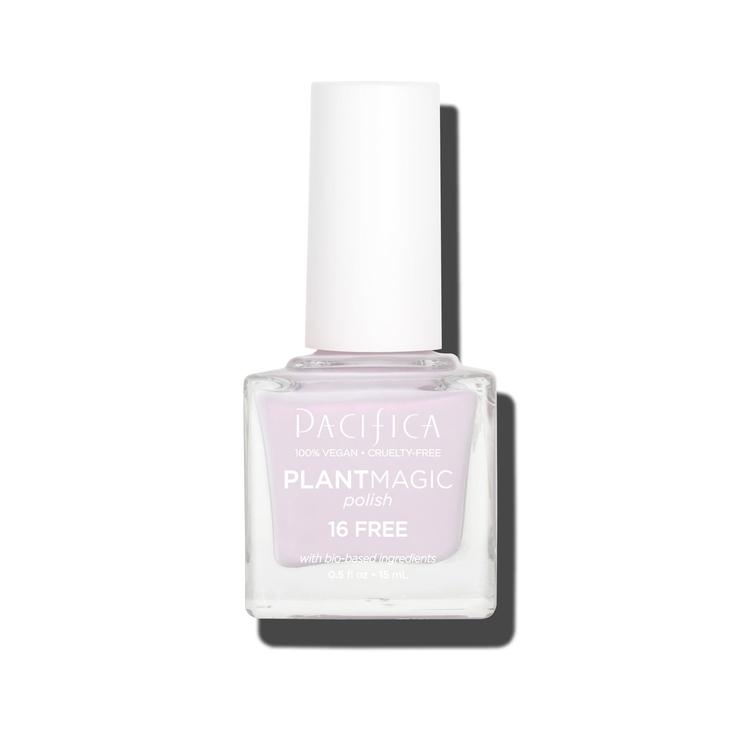 Pacifica Natural Nail Polish - Plant Magic Lilac Purple Nail Polish - Plant Based, Non-Toxic &amp; Clinically Tested - Lasting Colors, Glossy, Chip-Resistant, Clean Beauty, Dermatologist Approved Lilac