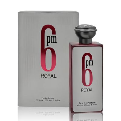AFLUXE Mens Cologne 6PM Royal Original Natural Spray Eau De Toilette,Noted with Mandarin, Pineapple,Cedarwood,Vanilla,Ambergris &amp; Musk Long-Lasting Scent Perfume for Men Great Gift, 3.4 Fl Oz/100 Ml