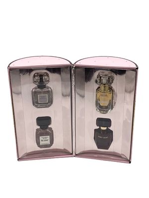 Victorias Secret 4 Piece Eau De Parfum Mini Gift Set Bombshell Heavenly Tease Very Sexy Women .25 Ounce Each, 5.0 milliliters, 1
