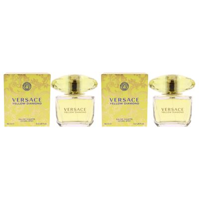 Versace Versace Yellow Diamond EDT Spray Women 3 oz Pack of 2
