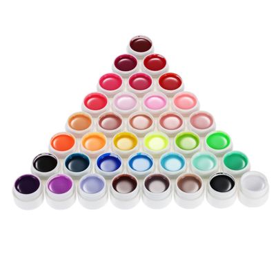 Anself 36 Colors Nail Polish, Paint Kit, Gel Paint with 1 Nail Brush for DIY Nail Art Design