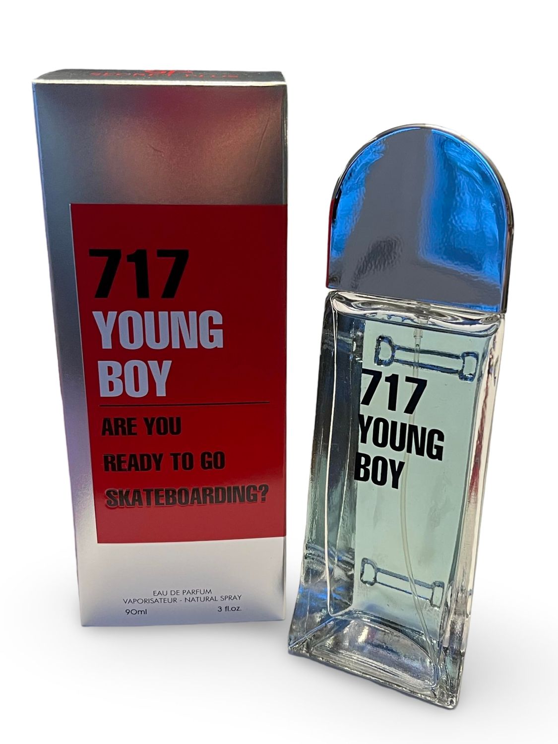 Secret Plus 717 Young Boy Eau de Parfum for Men, Are You Ready To Go Skateboarding, 3 Fl Oz, Floral-Fruity Fragrance