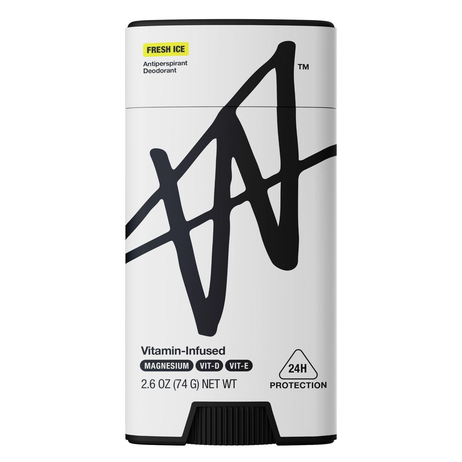W By Jake Paul Mens Antiperspirant, Odor Blocking, Vitamin-Infused Deodorant for Men, 24-Hour Sweat Protection - Fresh Ice, 2.6 oz
