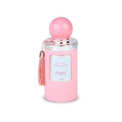 Sapil Naughty Vanilla Oud Eau De Parfum for Women - Long-Lasting Sweet Vanilla &amp; Caramel Perfume with Musk, Amber &amp; Oud - Luxury Arabic Gourmand Fragrance - 3.38 oz