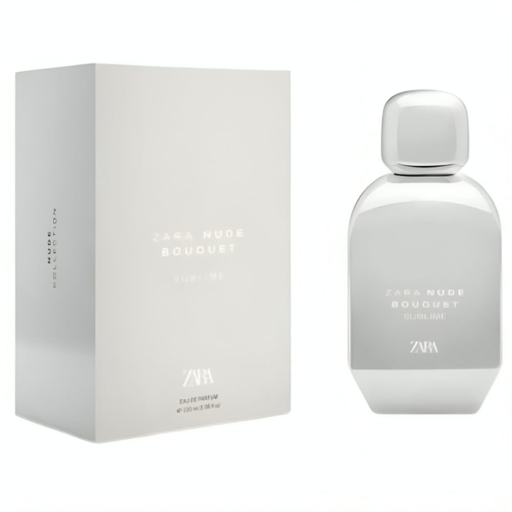Zara Nude Bouquet Sublime Women Perfume Seductive Floral Fragrance with Pink Pepper Lotus Flower and Sandalwood Scent EDP Eau de Parfum 100ml (3.4 fl. oz.)