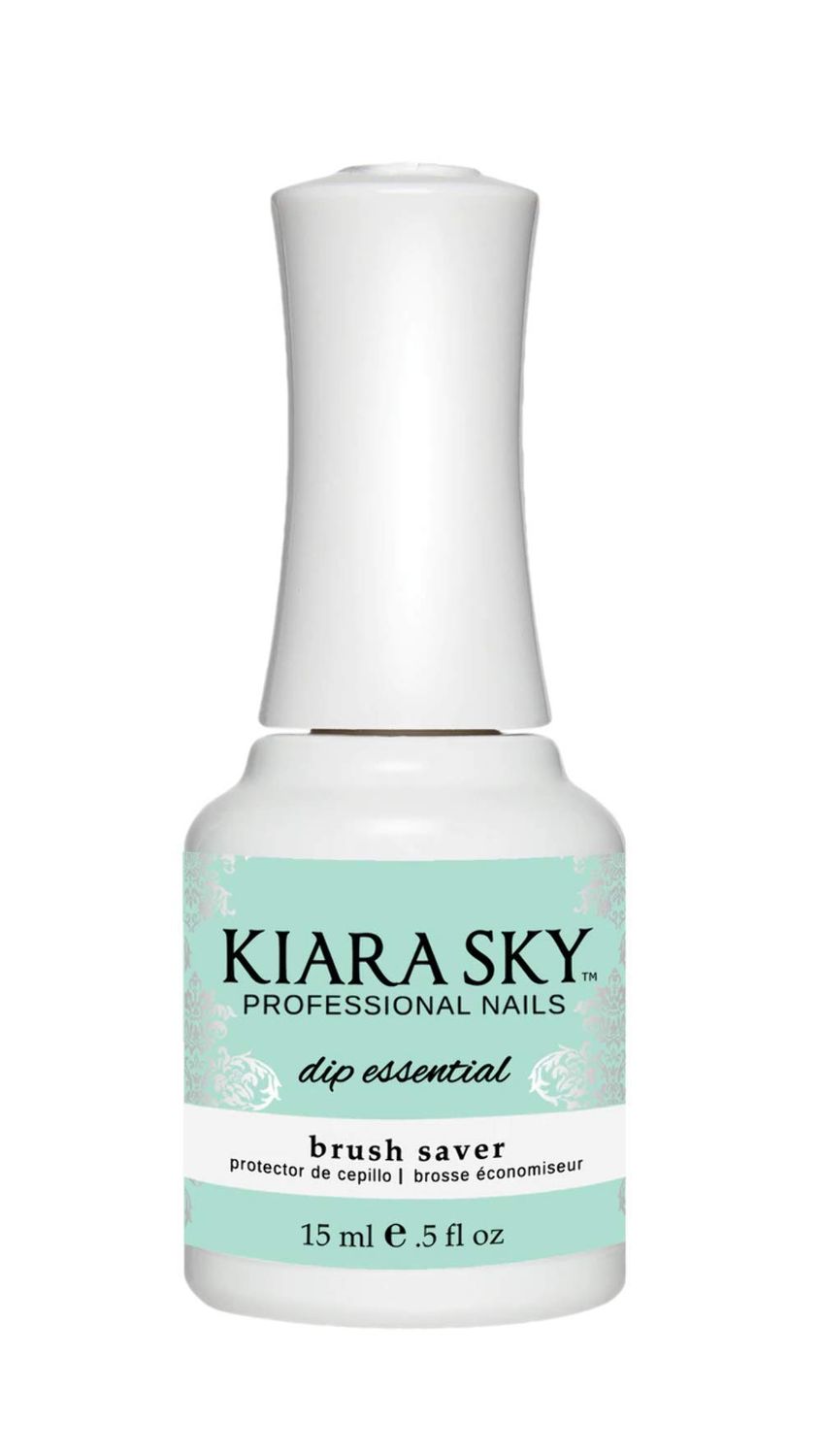 KIARA SKY Dip Manicure Nail Liquid Essentials | 0.5 fl oz | Step 6 Brush Saver (cleans brushes)