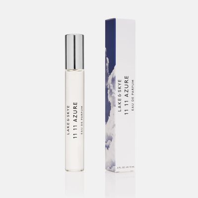 Lake &amp; Skye 11 11 Azure Eau de Parfum Travel Spray, 0.5 fl oz (15 ml) - Sheer, Floral, Musk