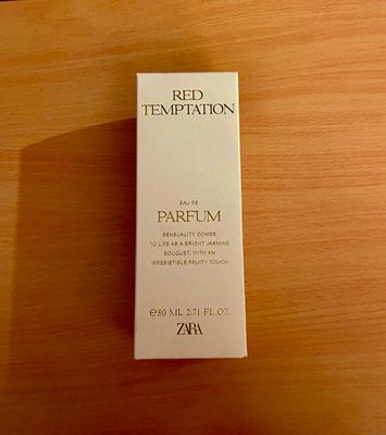 Zara RED TEMPTATION EDP 80 ML (2.71 FL. OZ) Notes of Precious Saffron and Coriander, Bitter Orange
