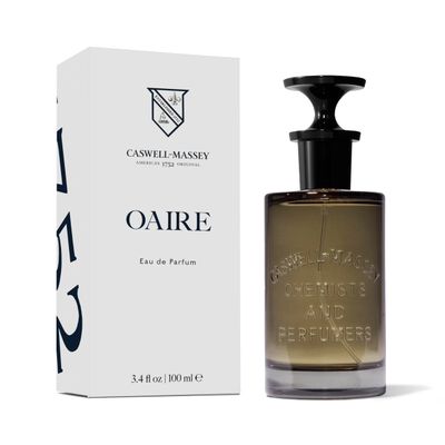 Caswell-Massey OAIRE Eau de Parfum, Masculine Blend of Citrus, Sage &amp; Cedar, Long-Lasting Mens Fragrances, Full Size, Perfume for Men, 3.4 Fl Oz