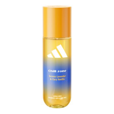 adidas Vibes Chill Zone Fragrance Hair &amp; Body Mist for Women, Mood-Boosting, Notes of Lavender &amp; Vanilla, For Any Occasion, 7.9oz