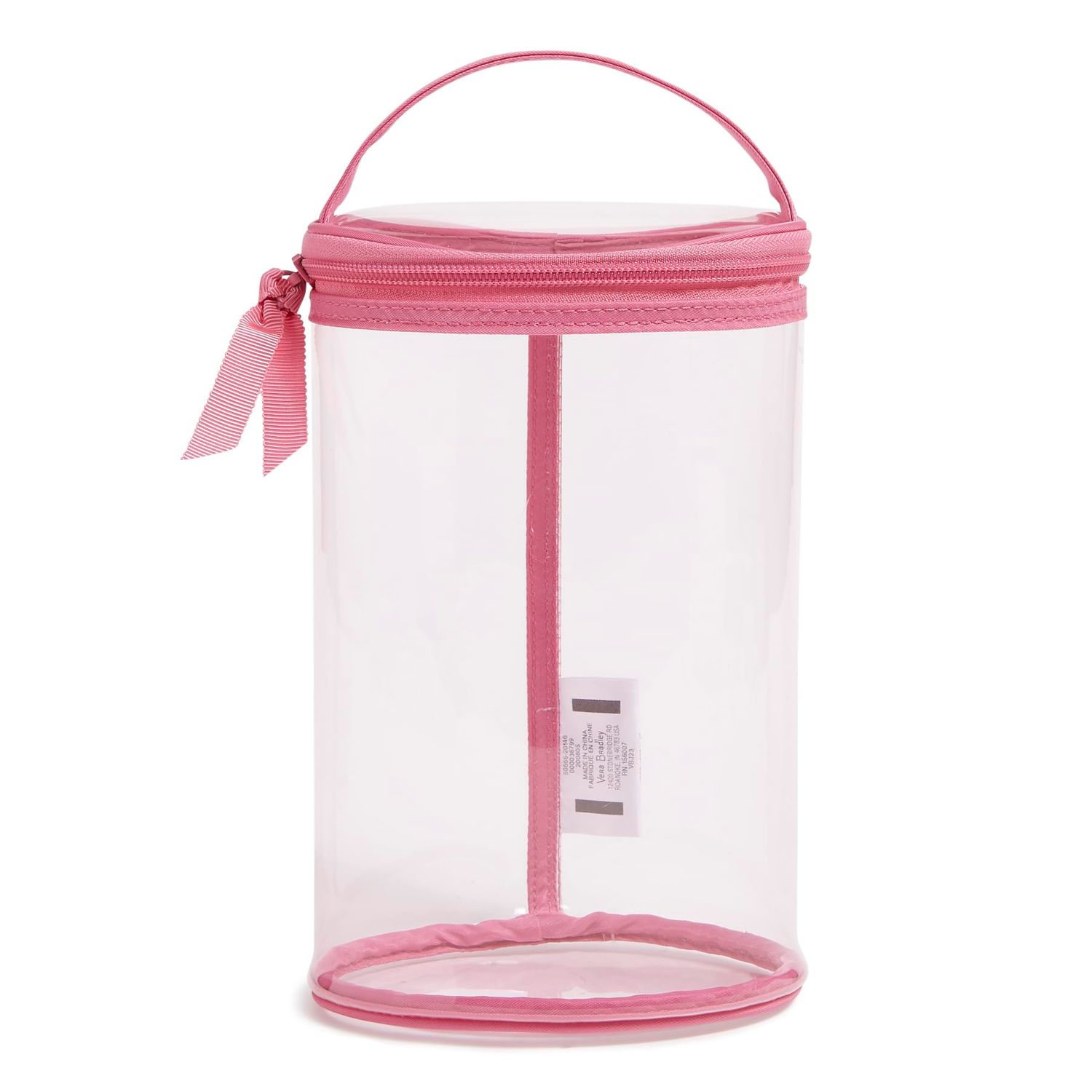 Vera Bradley Clear Toiletry &amp; Accessories Organizer Bag, Ibis Rose